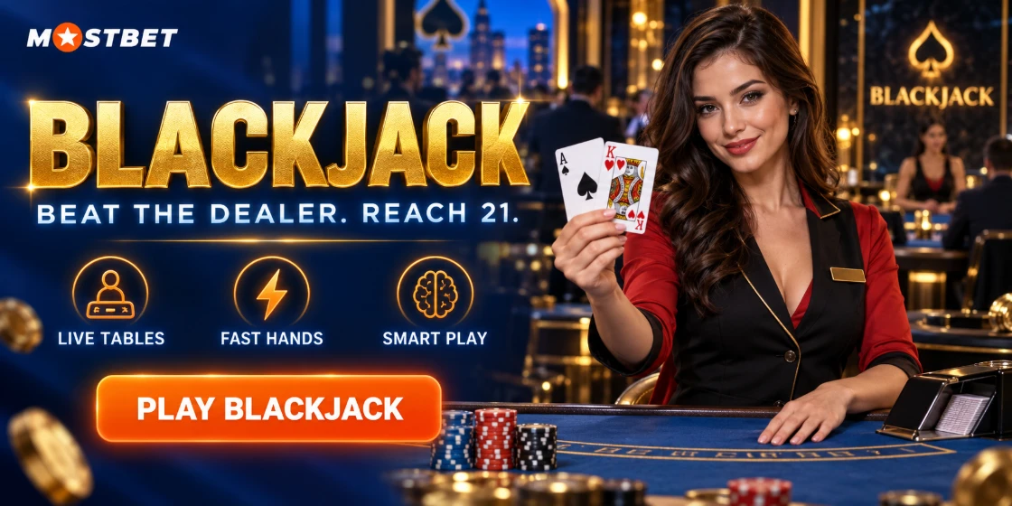 Blackjack w Mostbet Casino – zasady, tempo i ryzyko